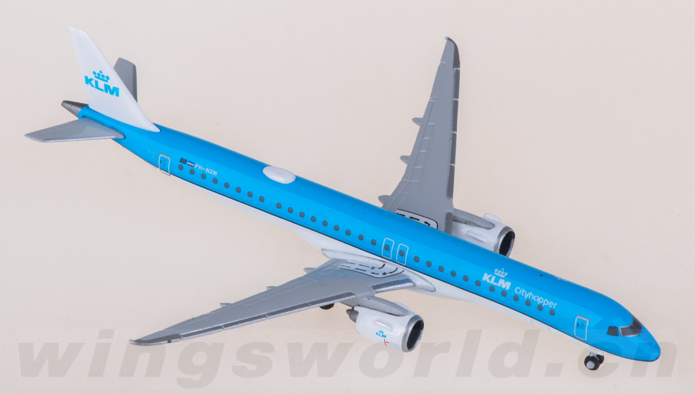 536554-001 KLM Embraer ERJ-195-E2 PH-NXM Herpa 1:500 -飞机模型世界