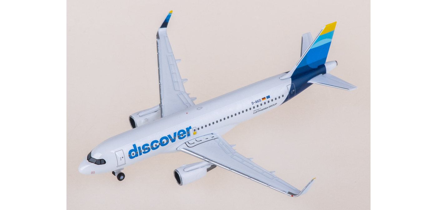 537933 Discover Airlines Airbus A320 D-AIUS Herpa 1:500 -飞机模型世界