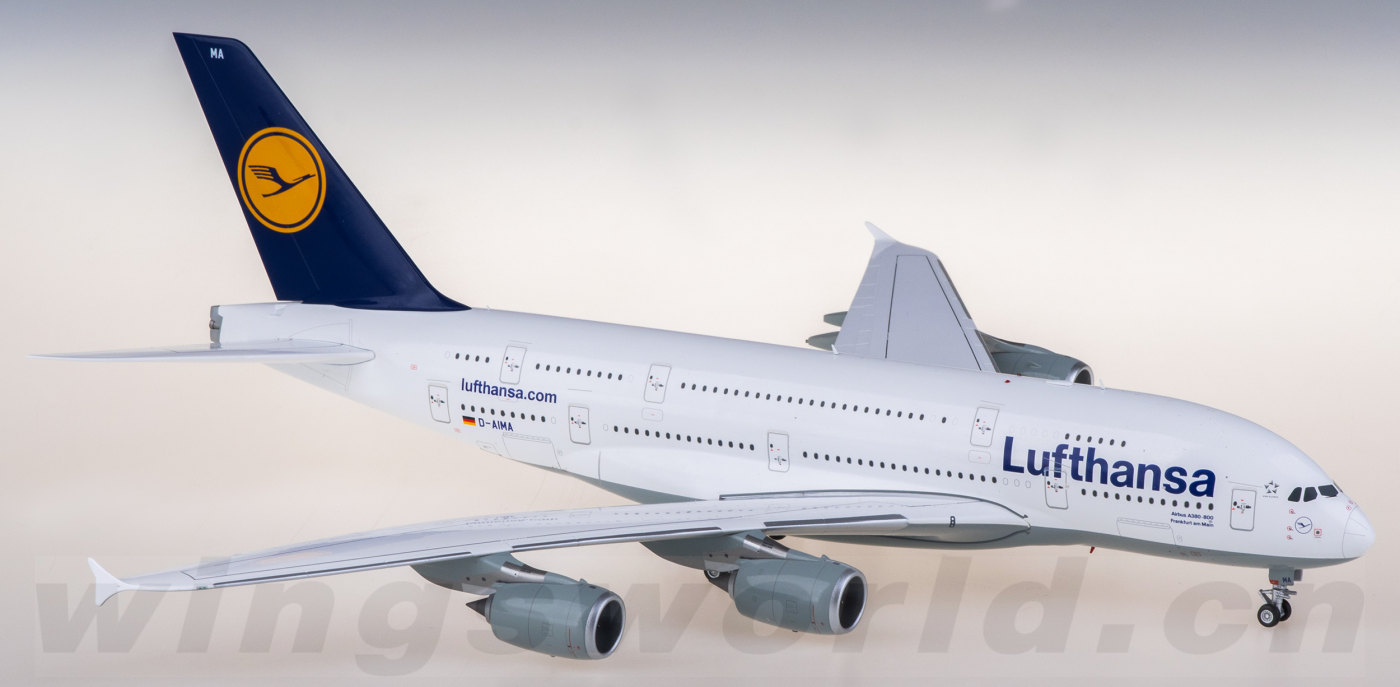 L2132 Lufthansa Airbus A380 D-AIMA SQ Wings 1:200 -飞机模型世界