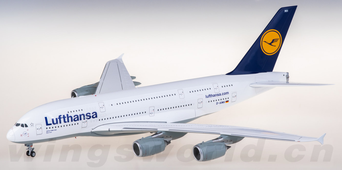 L2078 Lufthansa Airbus A380 D-AIMH SQ Wings 1:200 -飞机模型世界