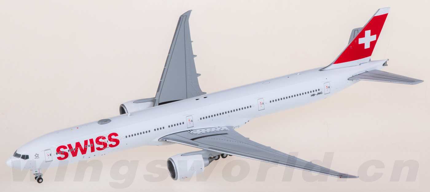 飛行機モデル スイスインターナショナルボーイングB777-300旅客機