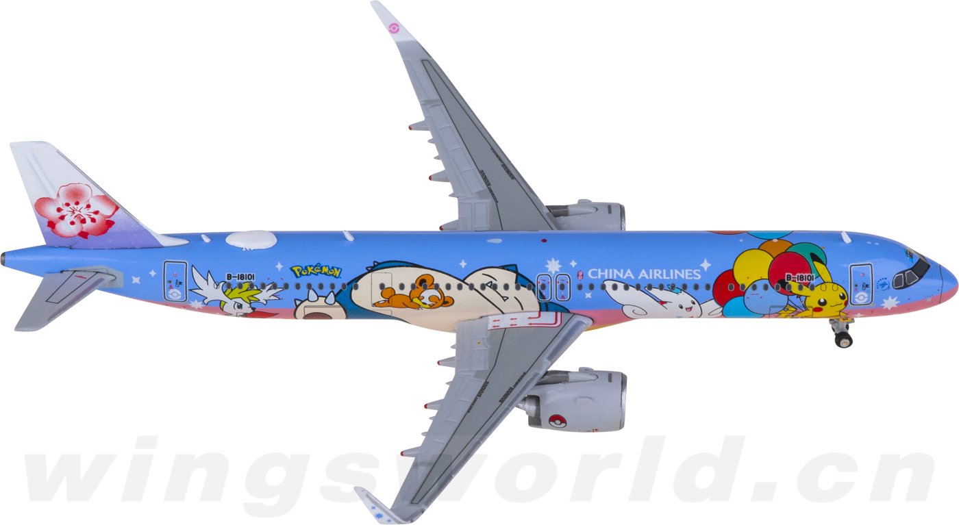 JC Wings 中華航空 CAL 1:400 A321neo B-18101 JC Wings XX40035 Airbus A321neo China Airlines B-18101