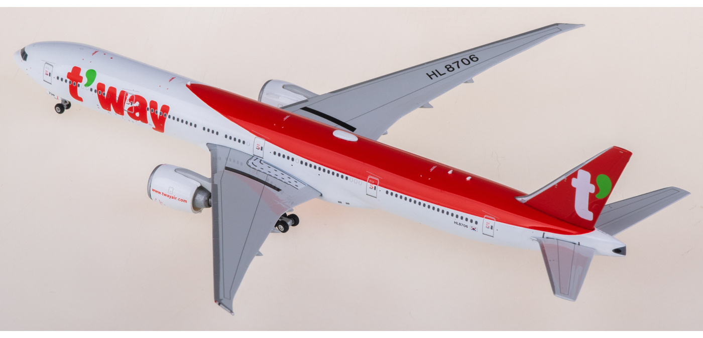 PH11990 TwayAir Boeing 777-300ER HL8706 Phoenix 1:400 -飞机模型世界