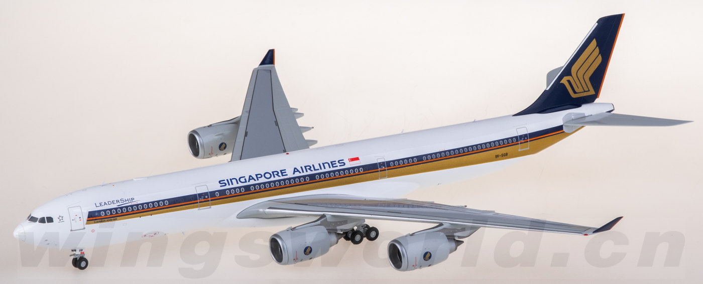 JC Wings 1:200 シンガポール航空 A340-500 9V-SGB JC Wings 1:200 Singapore Airlines Airbus A340-500