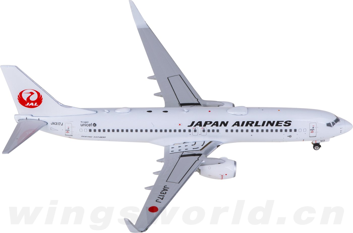 【通常塗装】JAL 日本航空 737-800 JA317J 通常塗装】JAL 日本航空 737-800 JA317J ph 1/400 航空機