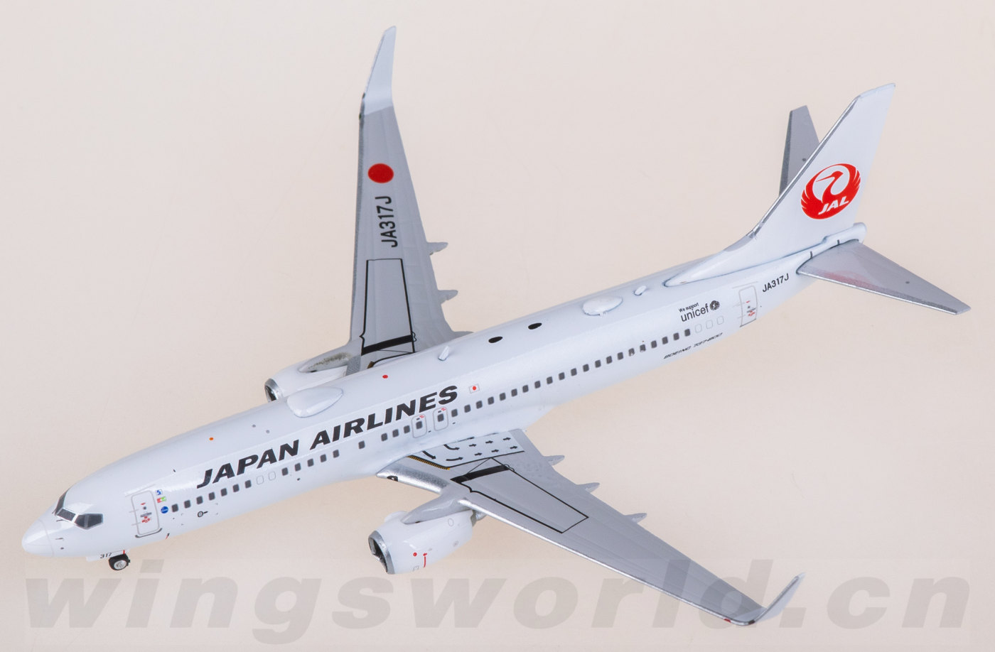 PH04643 Japan Airlines 日本航空Boeing 737-800 JA317J Phoenix