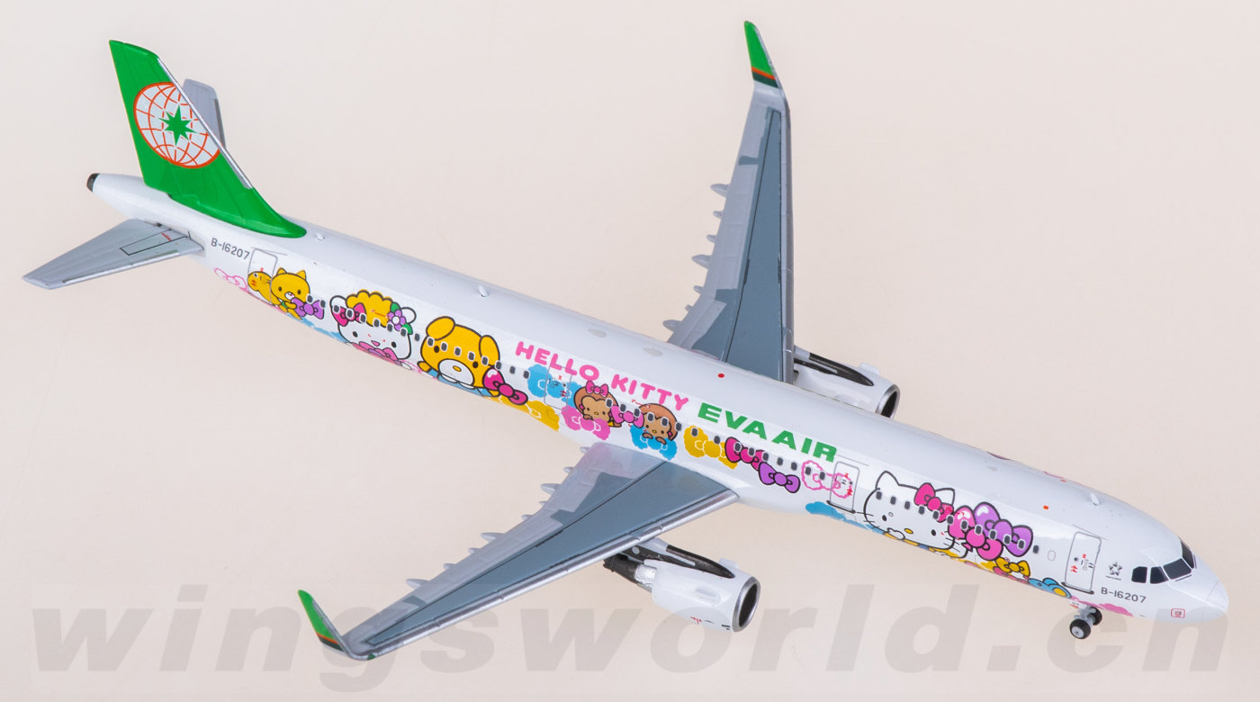 HY2100093 EVA Air 长荣航空Airbus A321 B-16207 HYJLwings 1