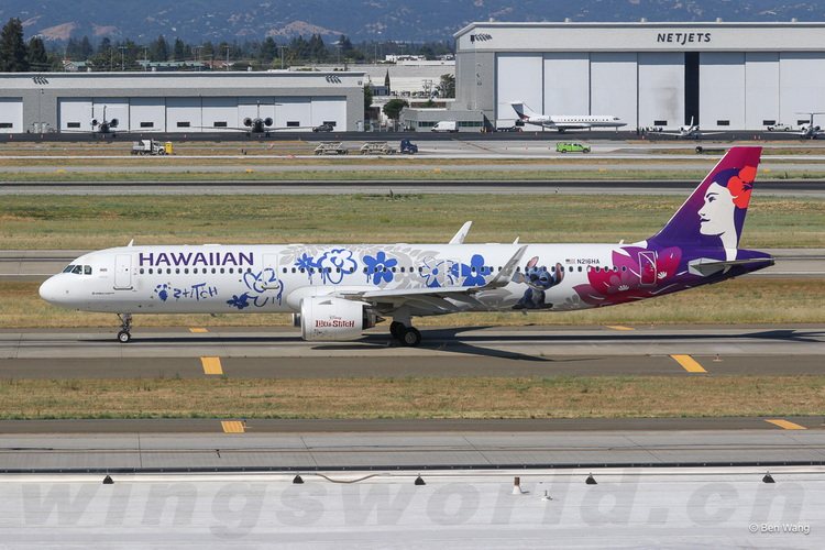 PH04658 Hawaiian Airlines 夏威夷航空Airbus A321neo N216HA