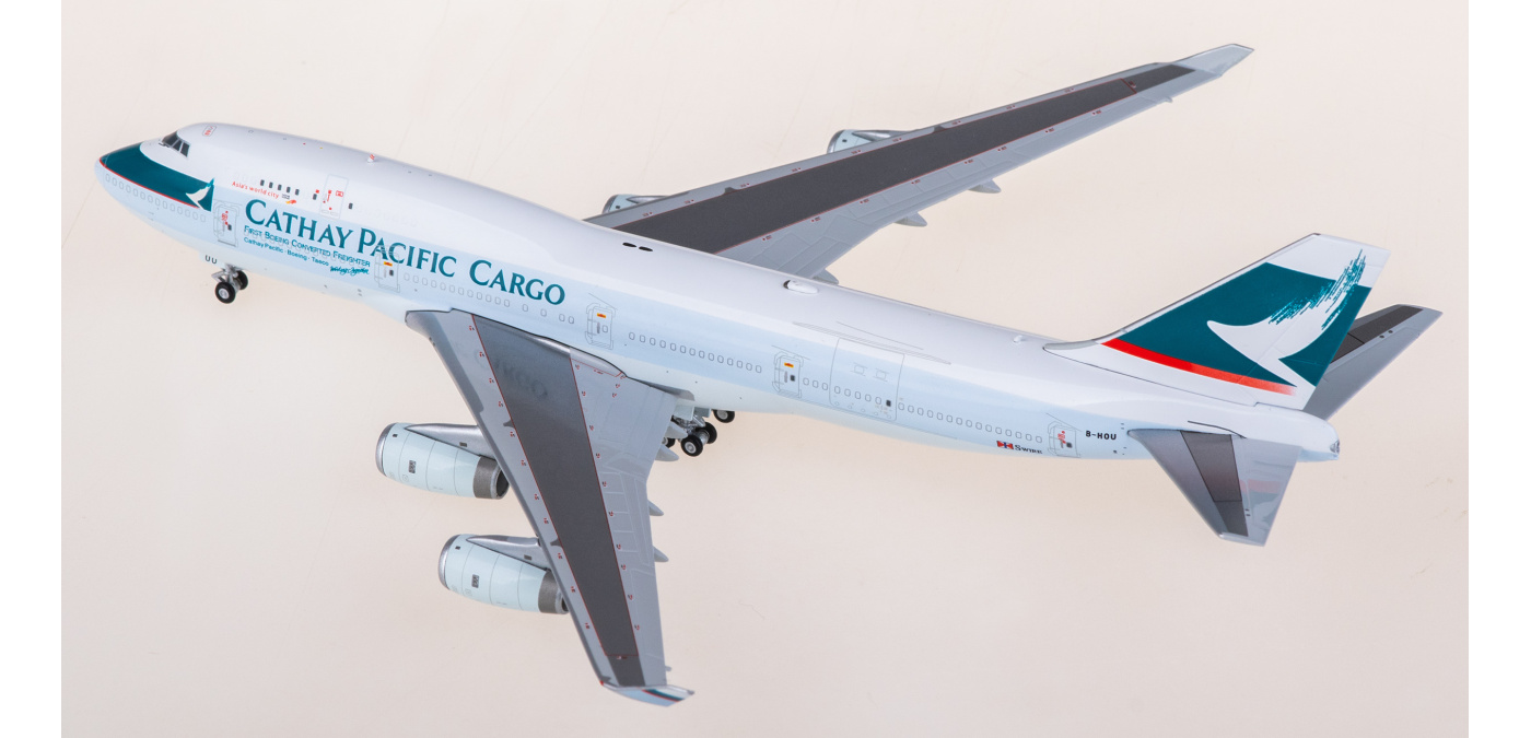 CW25013 Cathay Pacific Boeing 747-400BCF B-HOU CW model 1:400