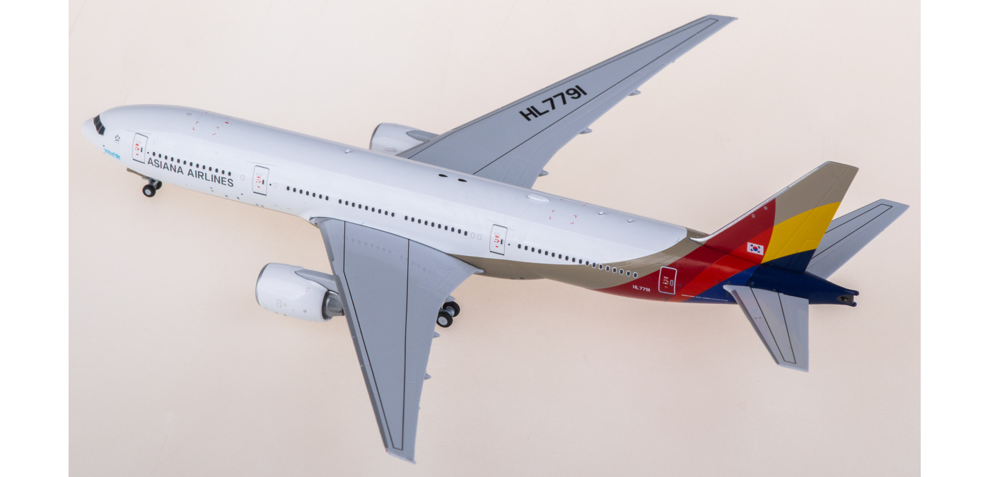 NG72066 Asiana 韩亚航空Boeing 777-200ER HL7791 NGmodels 1:400