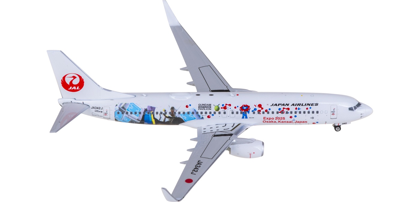 Phoenix JAL B737-800 ガンダム JA342J 1/400 www.JetCollector.com: JAL Gundam B737-800 JA342J 1:400 Scale