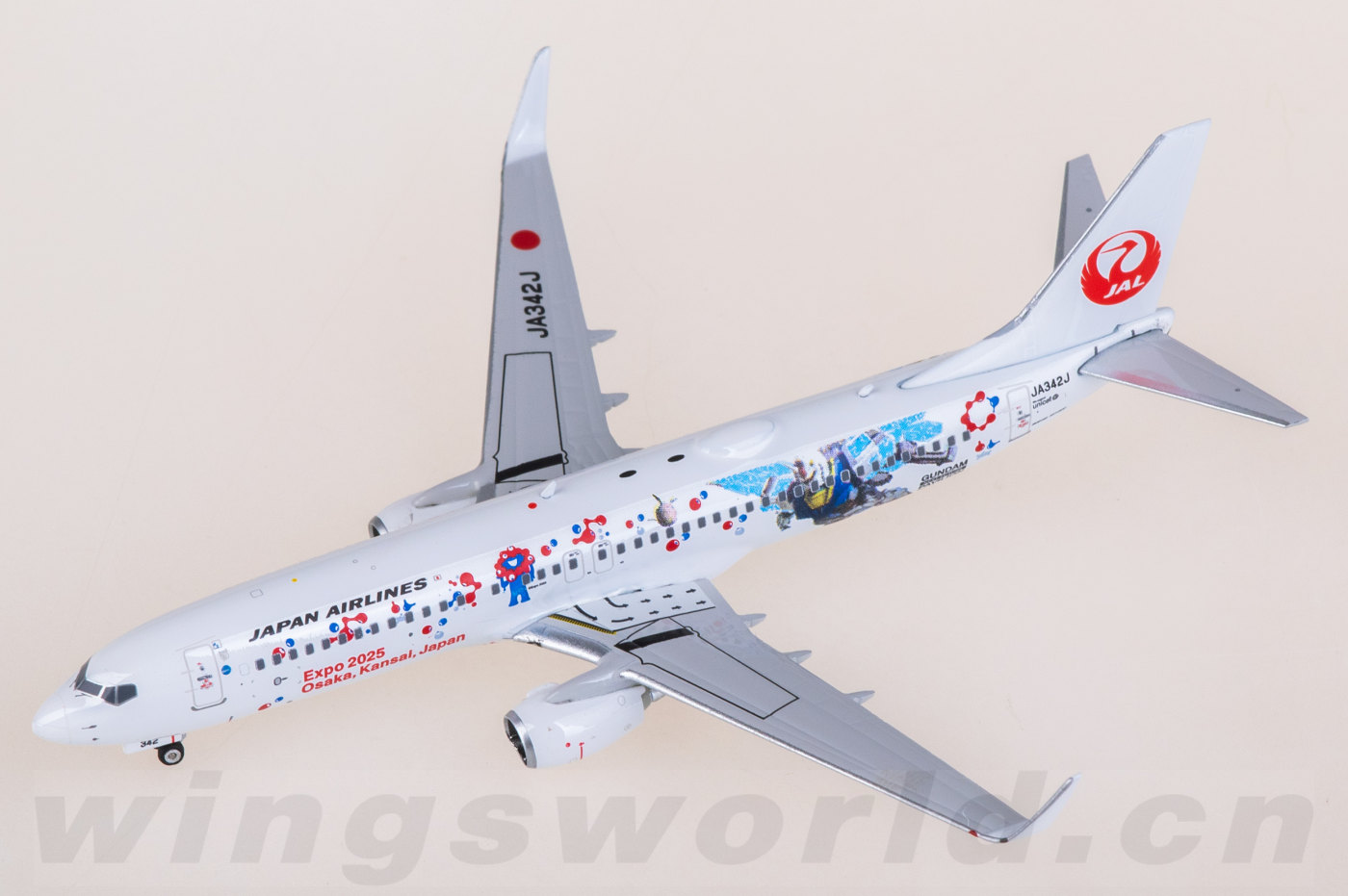 Phoenix JAL 日本航空 B737-800 JA317J 1/400 Phoenix-models 04643 Boeing 737-800 JAL Japan Airlines JA317J