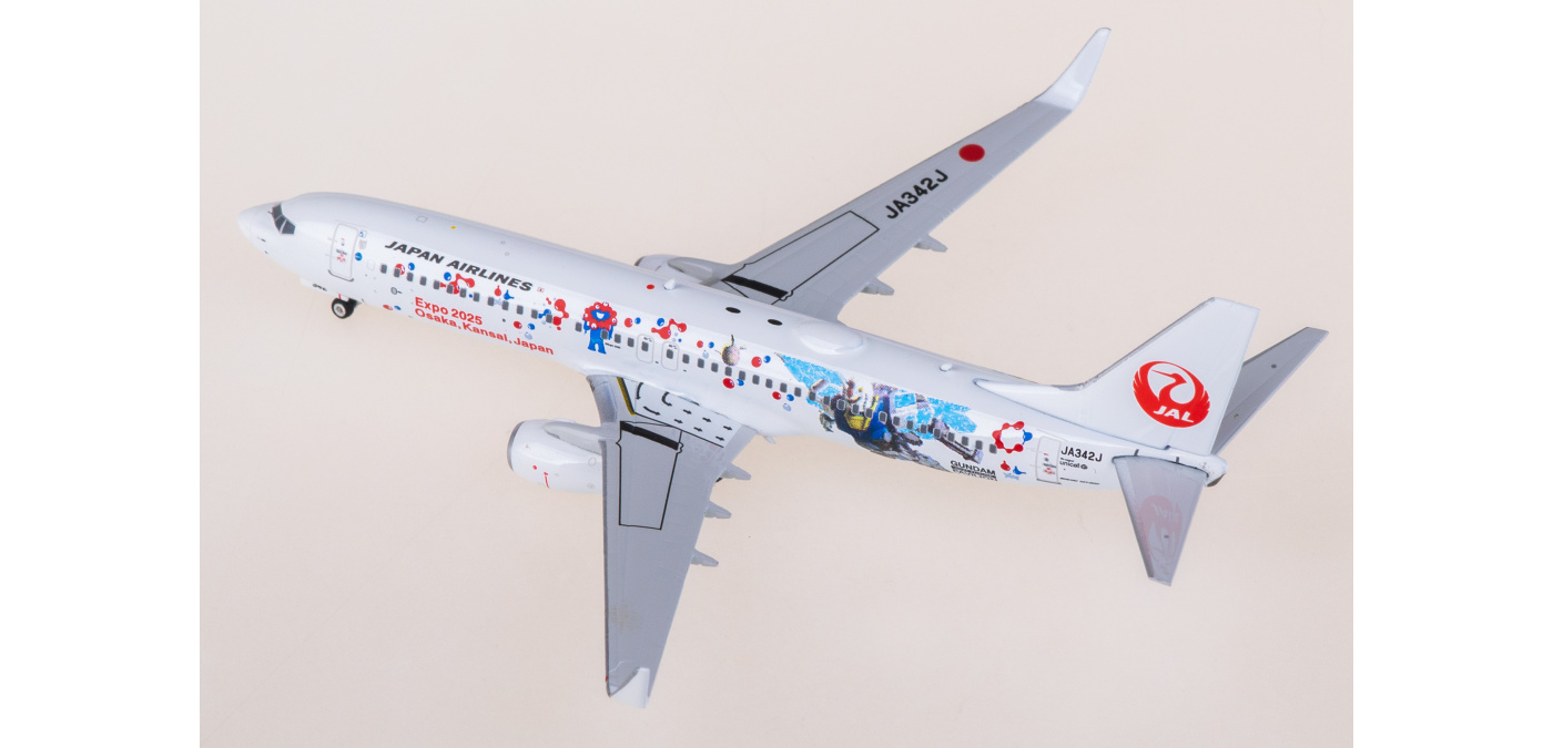 Phoenix JAL 日本航空 B737-800 JA317J 1/400 PH04647 Japan Airlines 日本航空Boeing 737-800 JA342J Phoenix