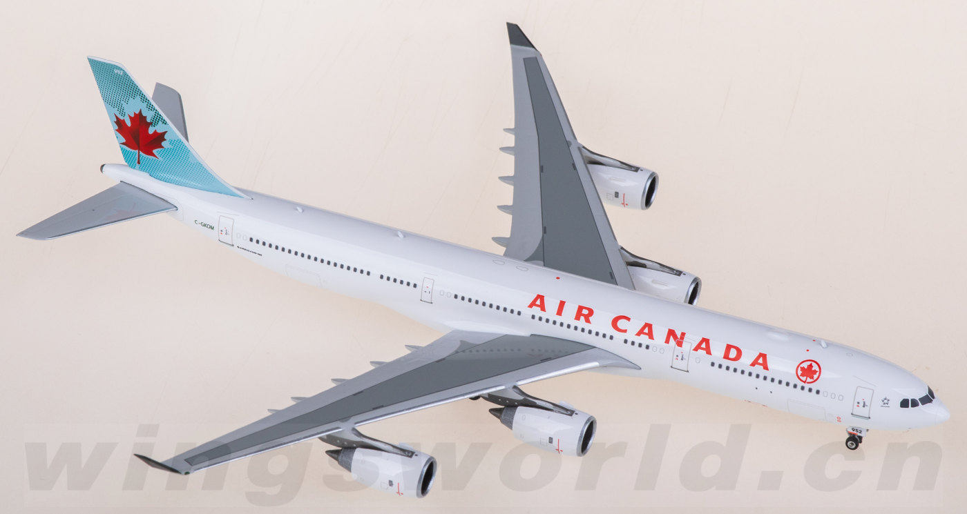 エアカナダ A340-500 C-GKOM 1/200 www.JetCollector.com: Air Canada A340-500 C-GKOL 1:200 Scale
