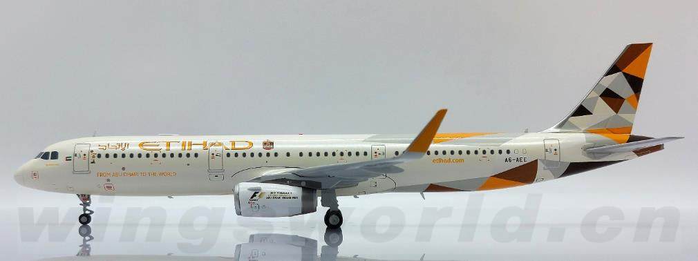 LH2403 Etihad Airways 阿提哈德航空Airbus A321 A6-AEE JC