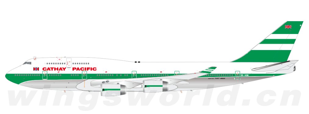 航空機・ヘリコプター Cathay Pacific Boeing 747-400 1/200 Cathay Pacific Cargo Boeing 747-400F Interactive B-HUP JC
