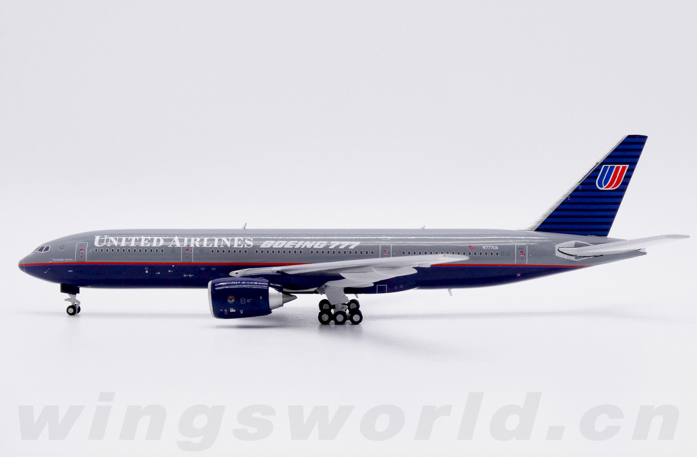 JcWings 1/200 ウクライナ国際航空 B777-200ER 希少品 XX40207 United Airlines 美国联合航空Boeing 777-200 N777UA JC