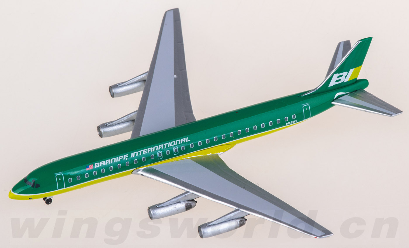 BBX41692 Braniff 布兰尼夫国际航空Douglas DC-8-62 N1803