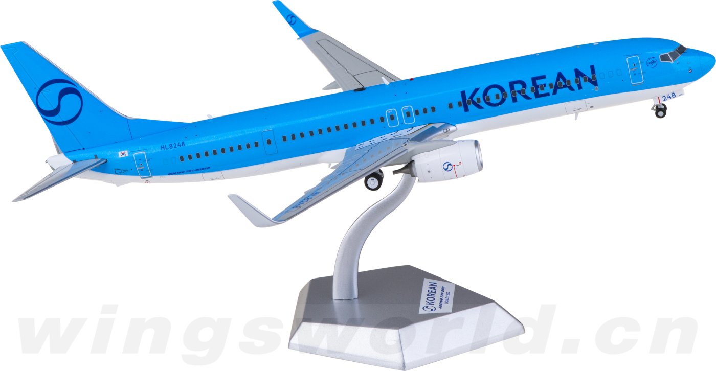 L2183 Korean Air Boeing 737-900 HL8248 SQ Wings 1:200 -飞机模型世界