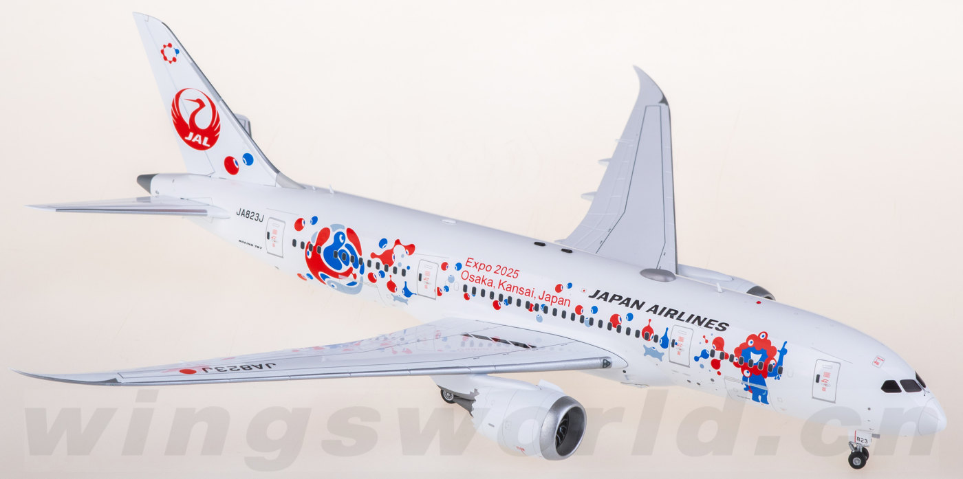 SQWings JAL日本航空 B787-8 JA822J 1/200 新品 SQ Wings 1:200 Japan Airlines JAL Boeing 787-8 Diecast