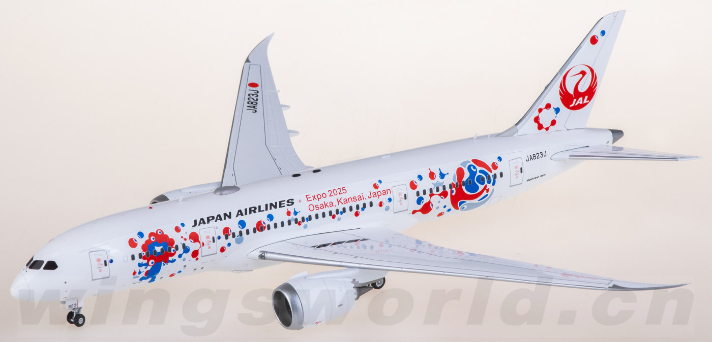 L2098 Japan Airlines 日本航空Boeing 787-8 JA823J SQ Wings 1
