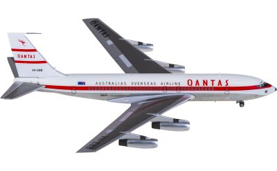 Aeroclassics 1:200 Qantas 澳洲航空 Boeing 707-100 VH-EBB