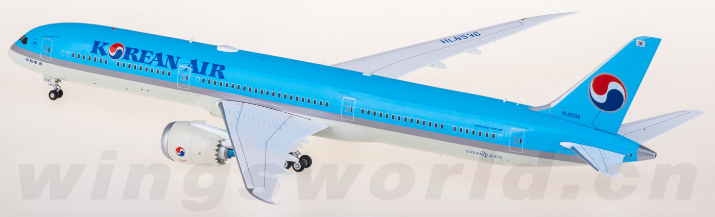 L2045 Korean Air 大韩航空Boeing 787-10 HL8536 SQ Wings 1:200