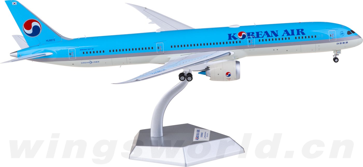L2140 Korean Air 大韩航空Boeing 787-10 HL8572 SQ Wings 1:200