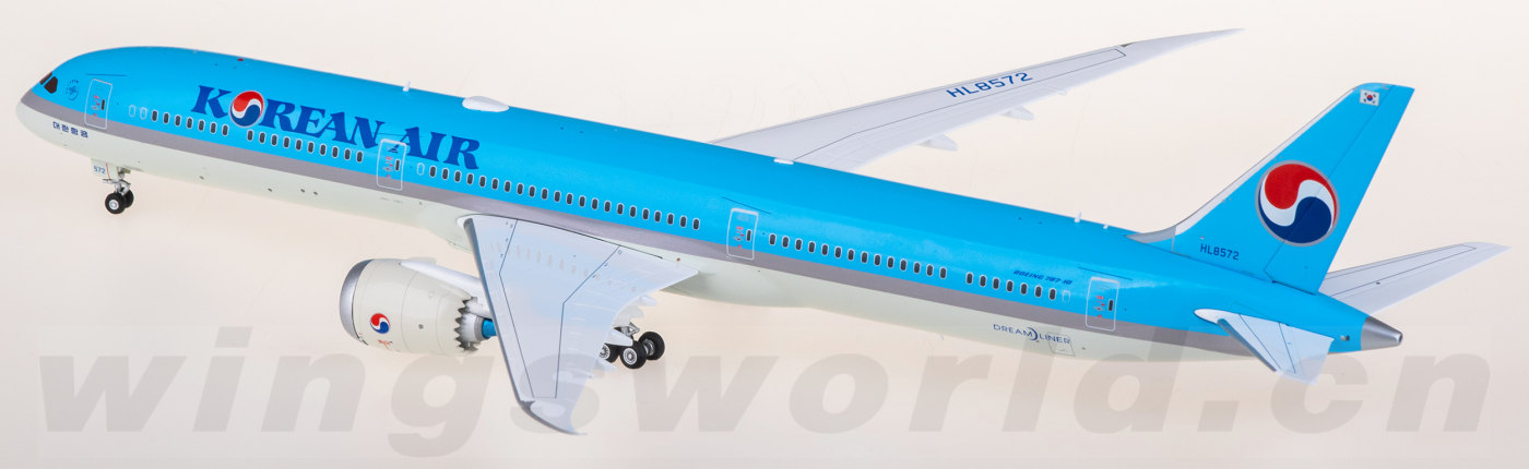 L2140 Korean Air 大韩航空Boeing 787-10 HL8572 SQ Wings 1:200