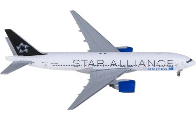 Geminijets 1:400 United Airlines Boeing 777-200ER N77022 Star Alliance