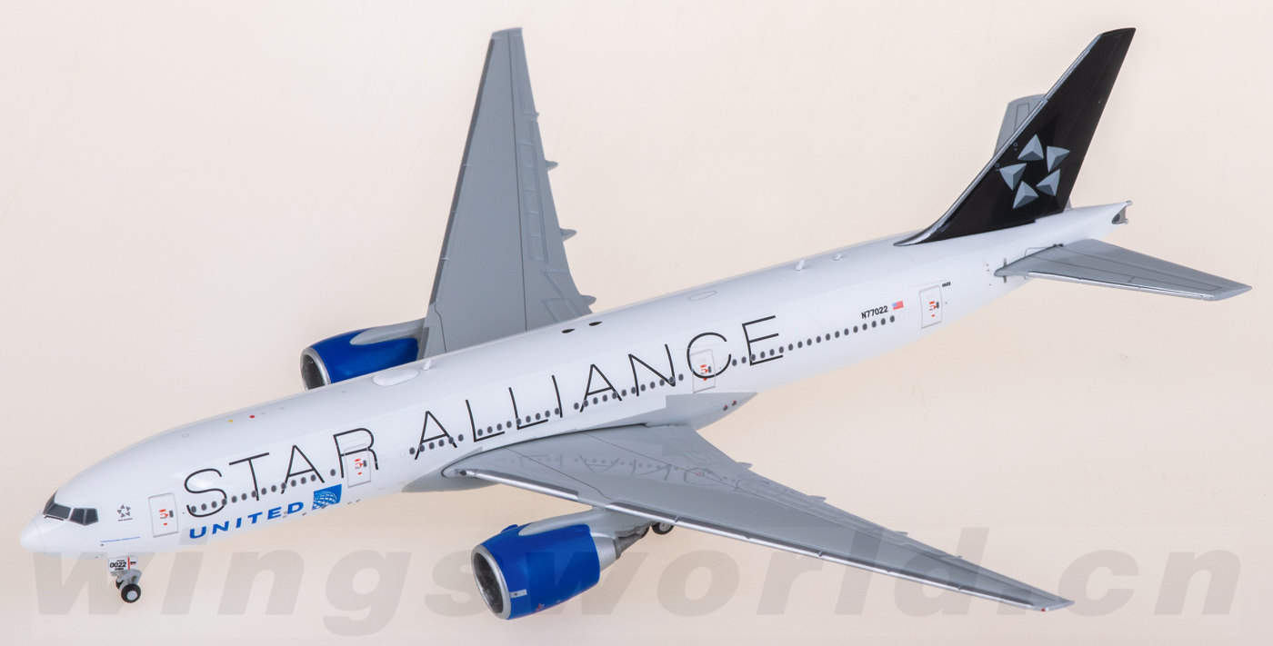 GJUAL2314 United Airlines Boeing 777-200ER N77022 Star Alliance