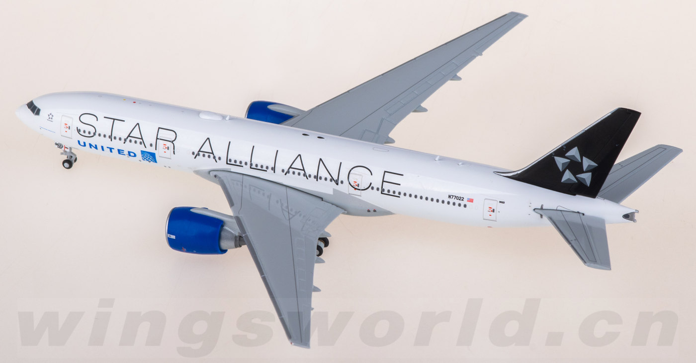 GJUAL2314 United Airlines Boeing 777-200ER N77022 Star Alliance