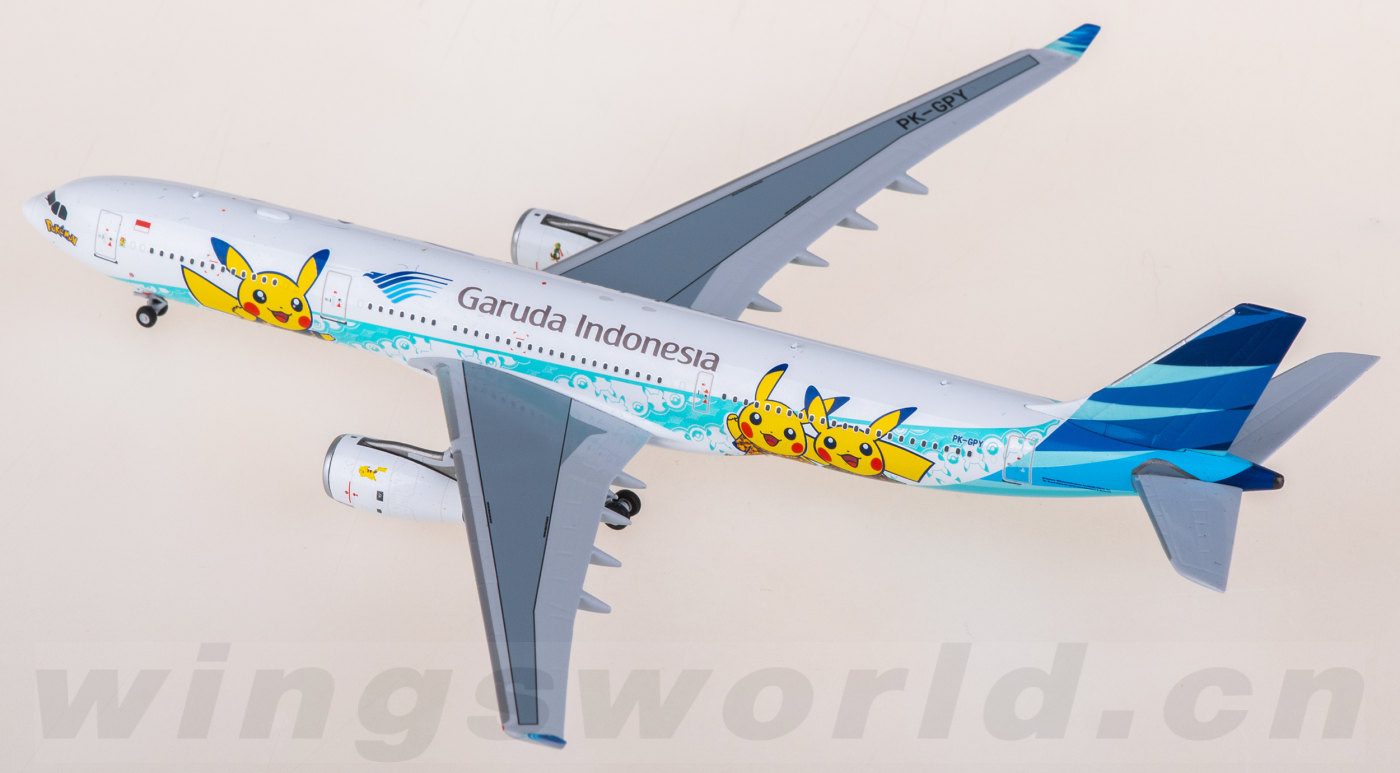 昭* GARUDA INDONESIA A330-300 737-800 NG62073 Garuda Indonesia Airbus A330-300 PK-GPY NGmodels 1:400