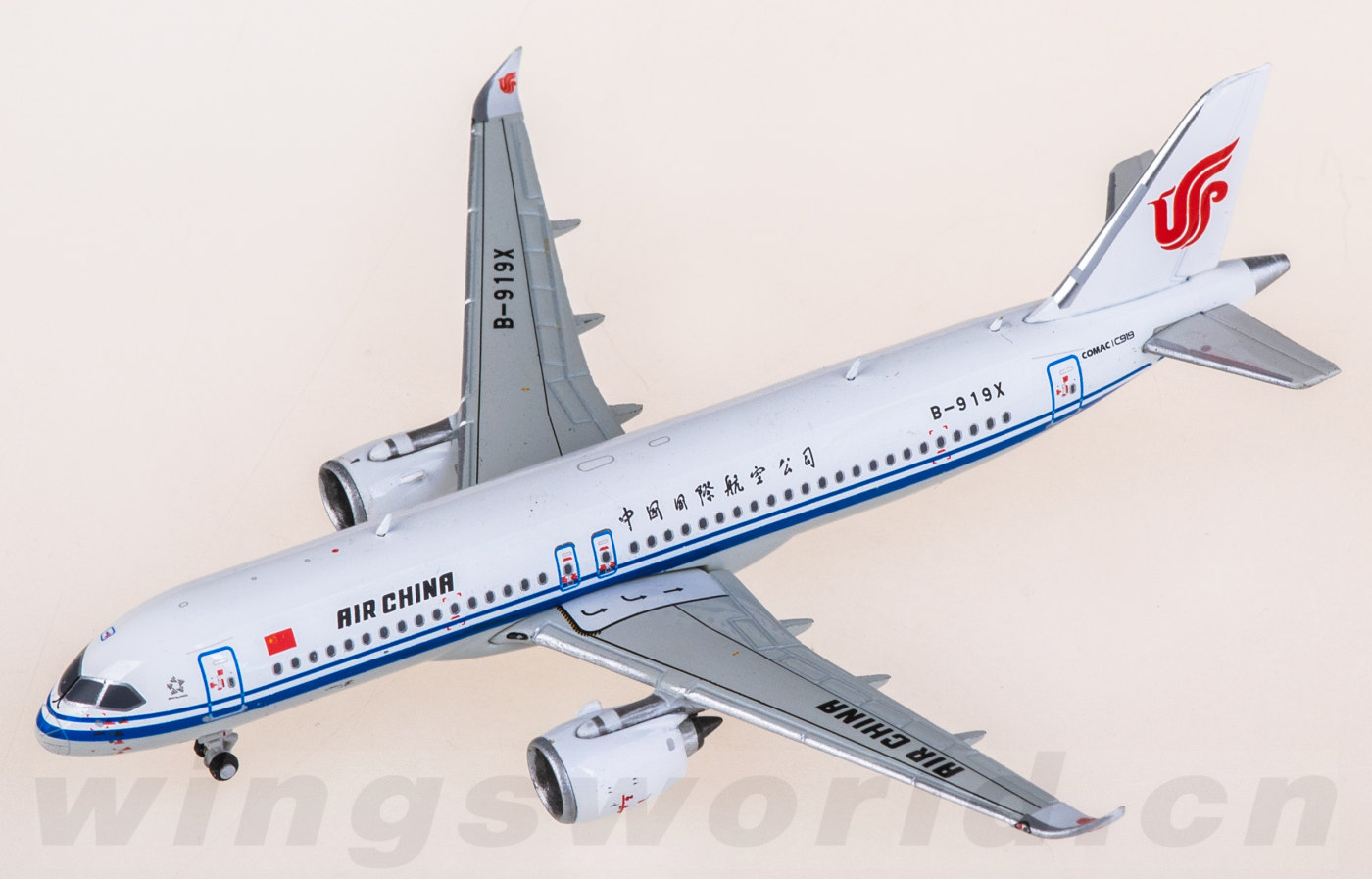 XX40294 Air China Comac C919 B-919X JC Wings 1:400 -飞机模型世界