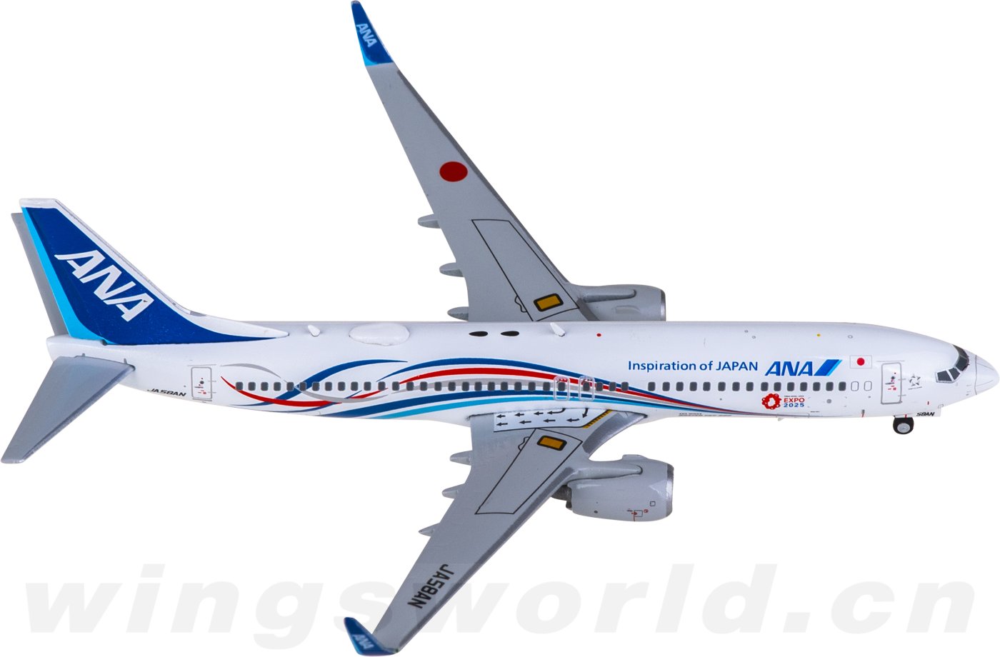 SA4084 ANA 全日空Boeing 737-800 JA58AN JC Wings 1:400 -飞机模型世界