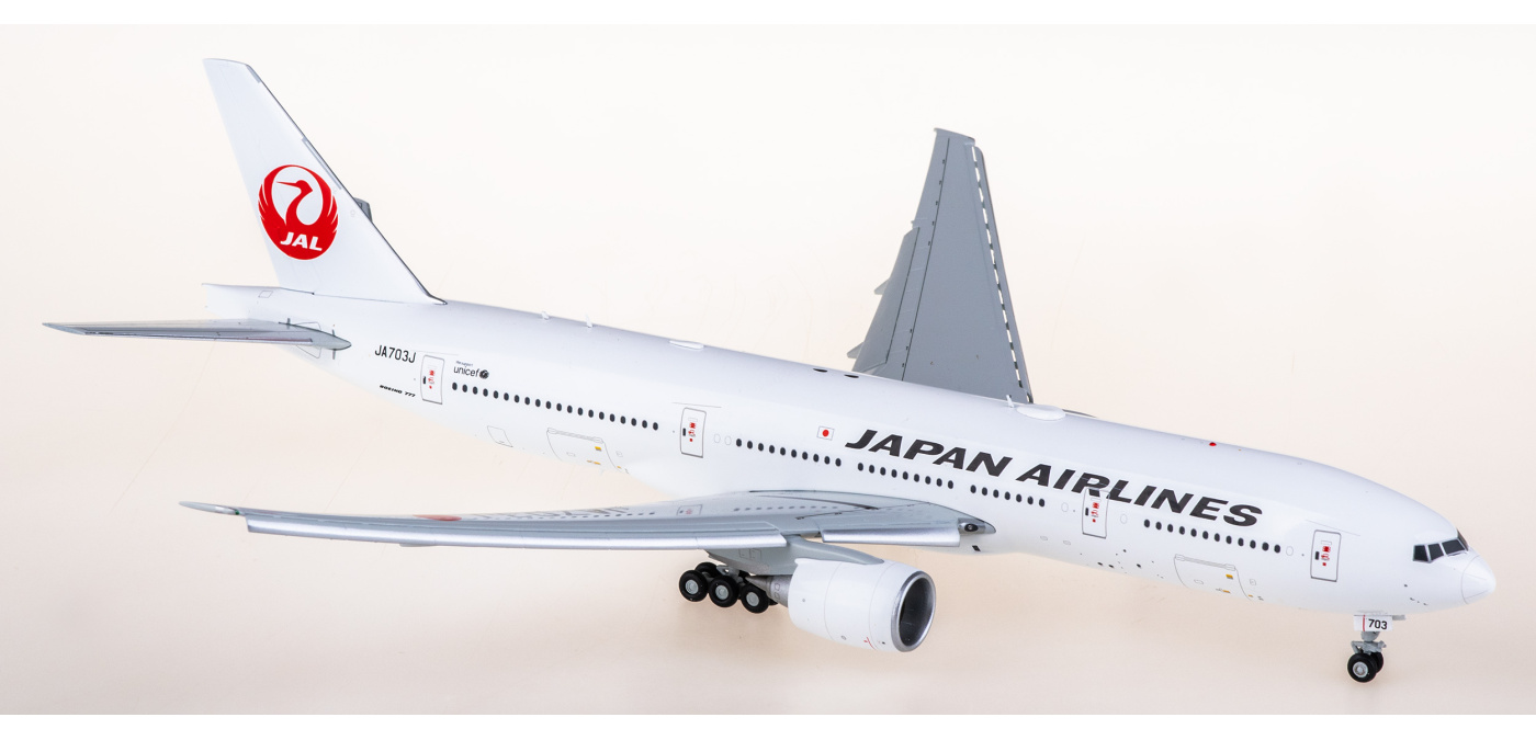 SA2048A Japan Airlines Boeing 777-200ER JA703J Flaps Down JC Wings
