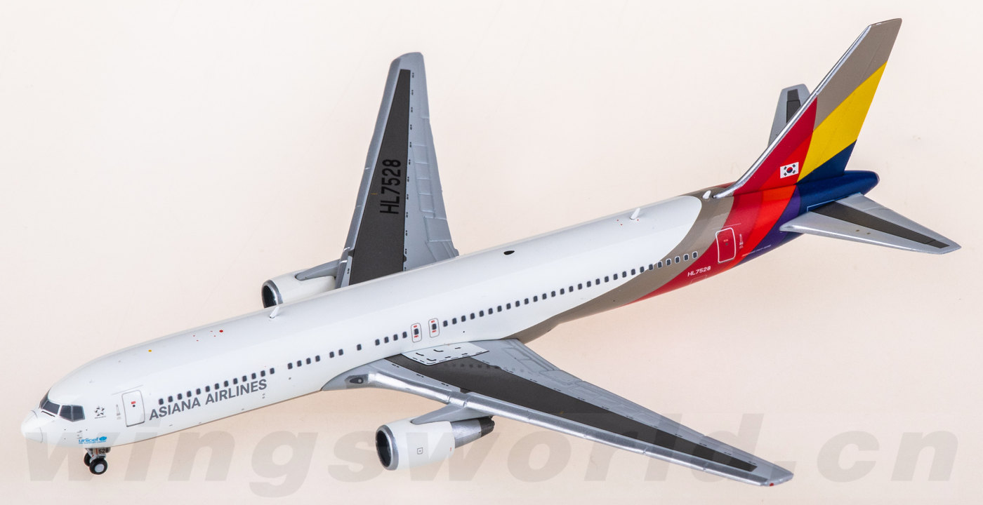 JC Wings 1:400 アシアナ航空 B767-300 HL7528 JC Wings 1:400 アシアナ航空 B767-300 HL7528
