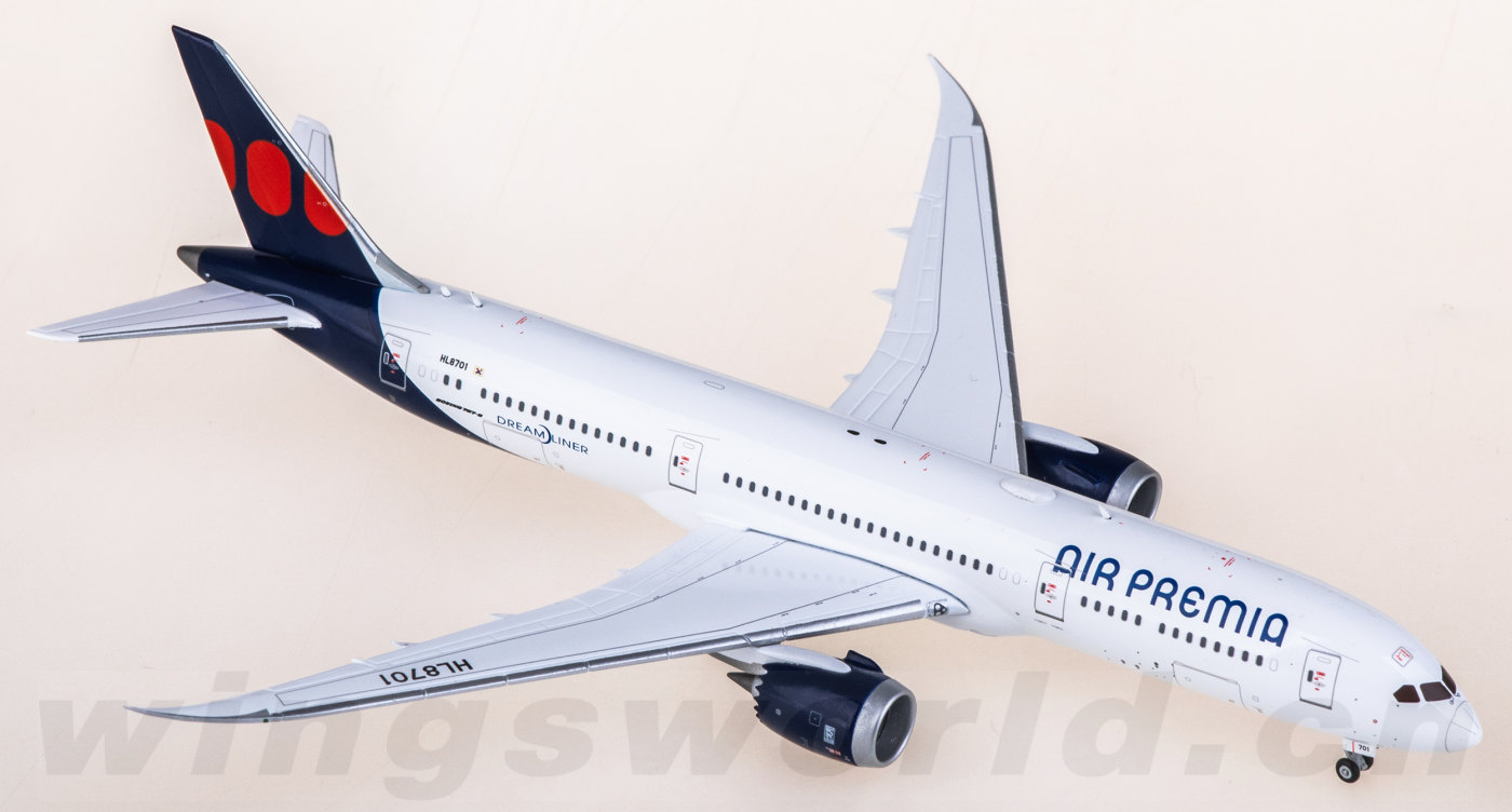 SA4085 Air Premia Boeing 787-9 Dreamliner HL8701 JC Wings 1:400