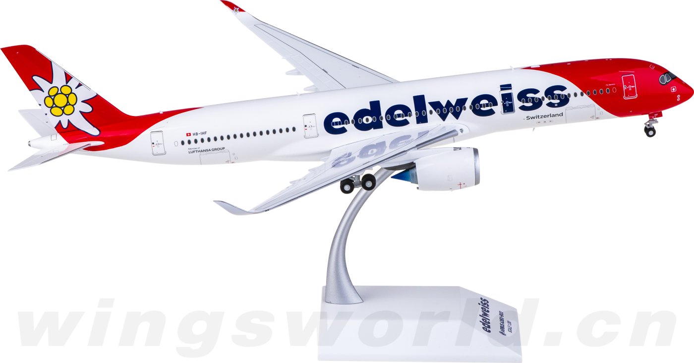 XX20569 Edelweiss Air Airbus A350-900XWB HB-IHC JC Wings 1:200