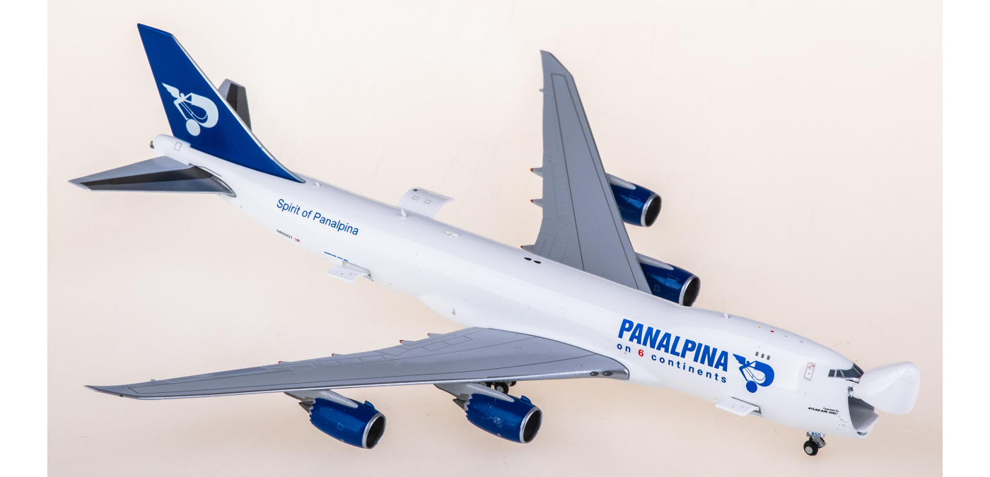 XX40164C Panalpina 泛亚班拿Boeing 747-8F N850GT JC Wings 1:400