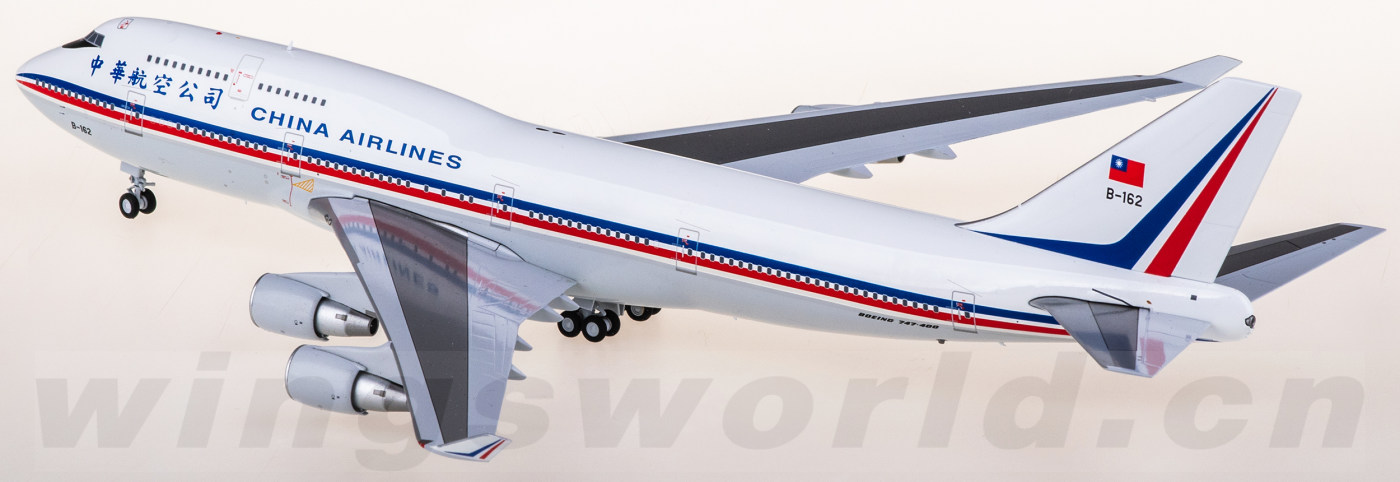 XX20533 China Airlines 中华航空Boeing 747-400 B-162 JC Wings 1:200