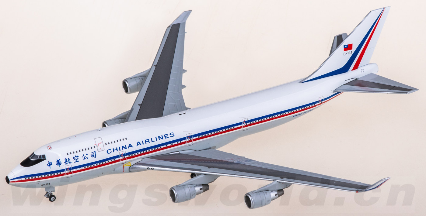 K744CAL01 China Airlines 中华航空Boeing 747-400 B-161 Kylin 1:400