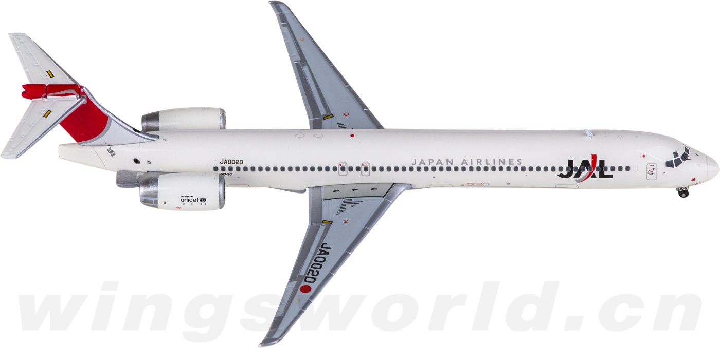 Gemini jets JAL 日本航空 MD-90 JA002D 1/400