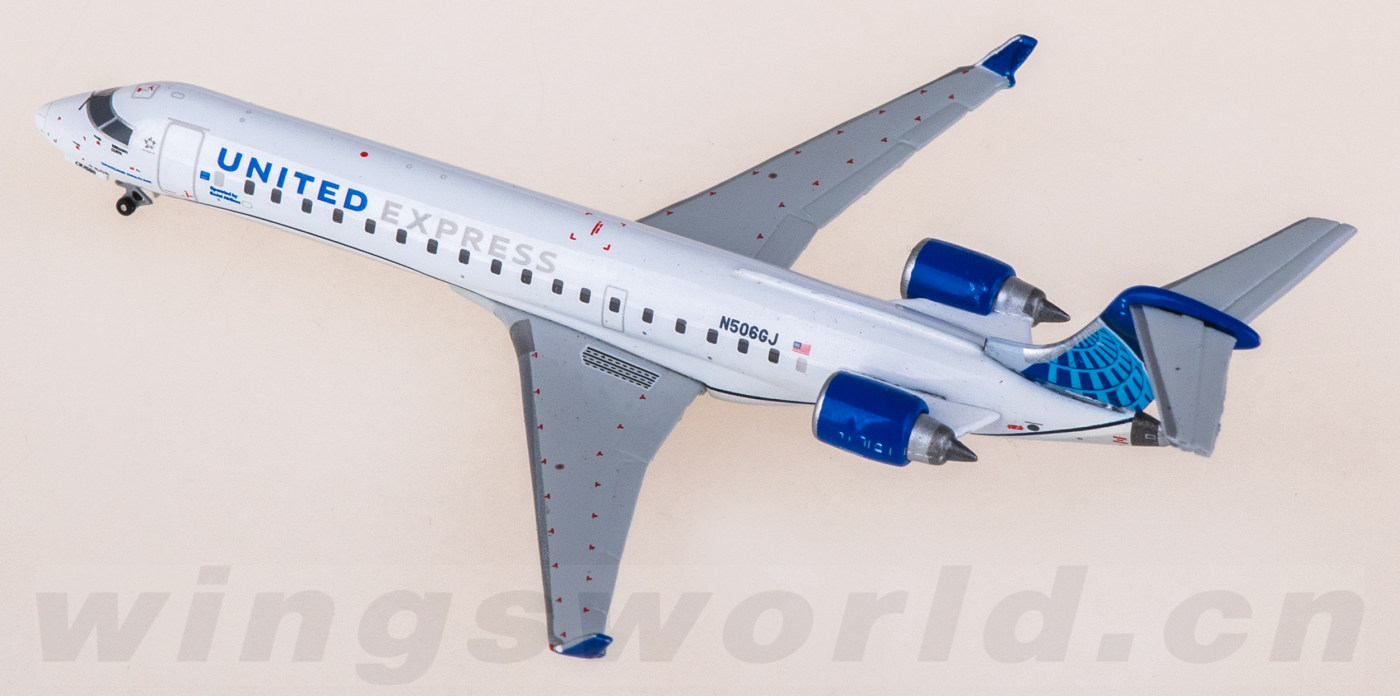 GJUAL2341 United Airlines Bombardier CRJ550 N506GJ Geminijets 1