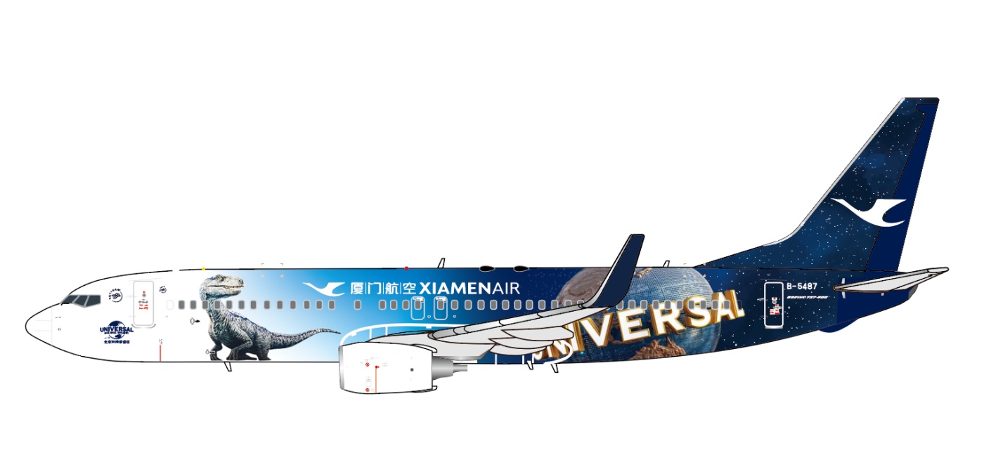 XX40292 XiamenAir 厦门航空Boeing 737-800 B-5487 JC Wings 1:400
