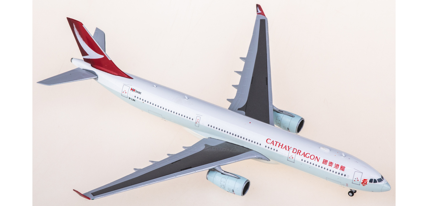 EW4333014 Dragonair 港龙航空Airbus A330-300 B-LBK JC Wings 1:400