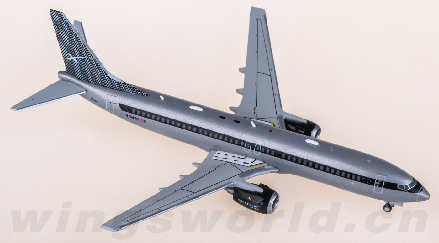 空航 XX40316 SpaceX Boeing 737-800 N154TS JC Wings 1:400 -飞机模型世界
