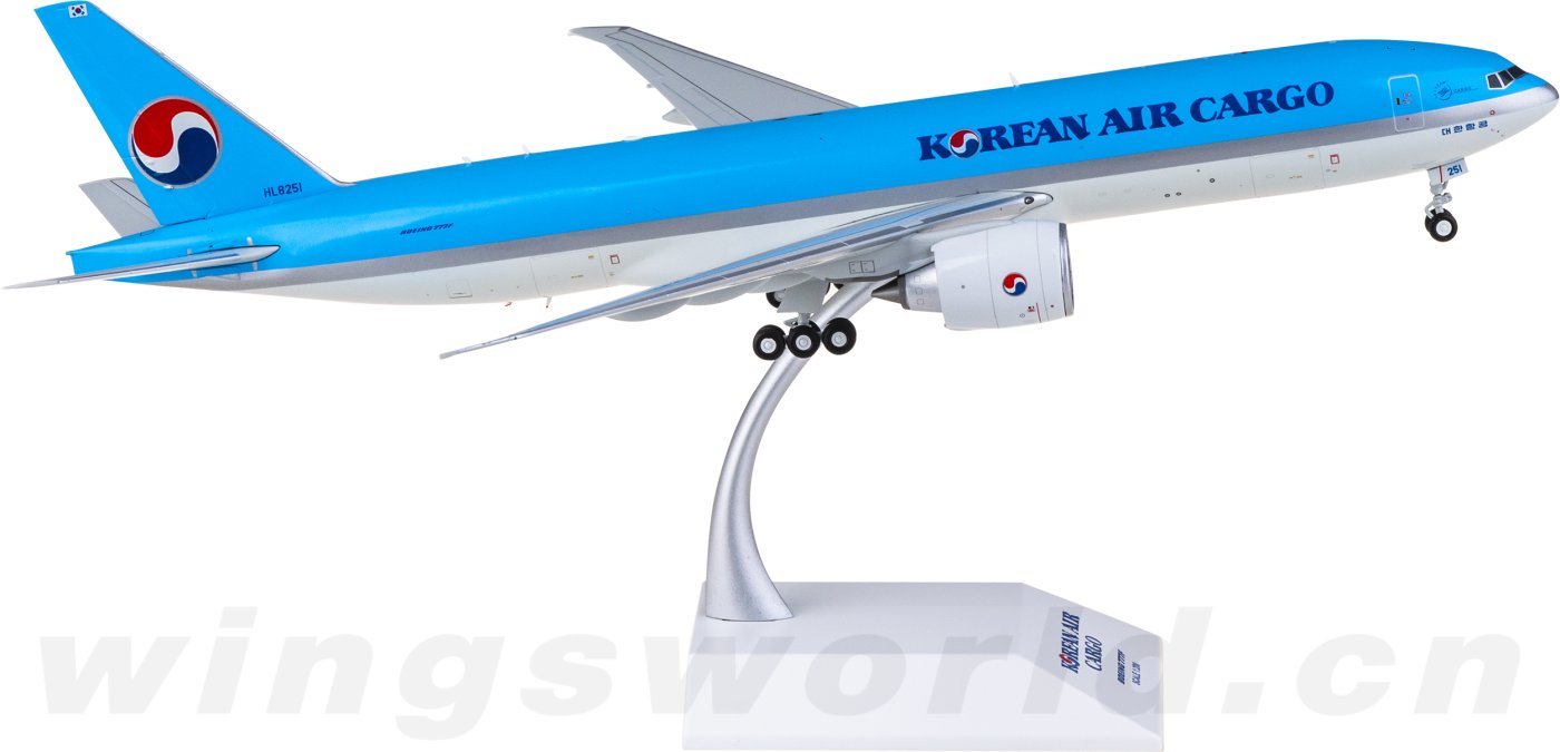 SA2004 Korean Air Boeing 777-200F HL8251 JC Wings 1:200 -飞机模型世界