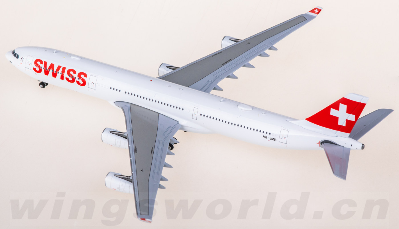 XX40208 Swiss Airbus A340-300 HB-JMB JC Wings 1:400 -飞机模型世界