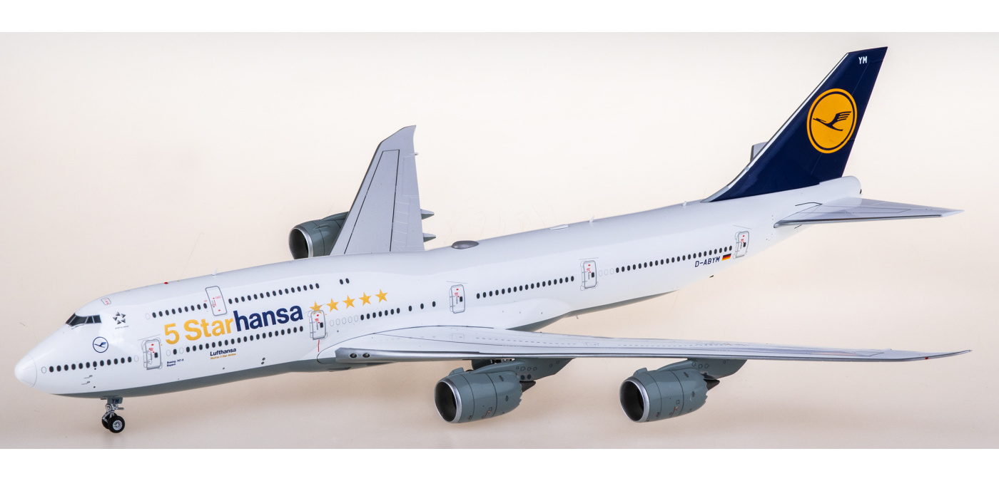 L2110 Lufthansa Boeing 747-8 D-ABYM SQ Wings 1:200 -飞机模型世界